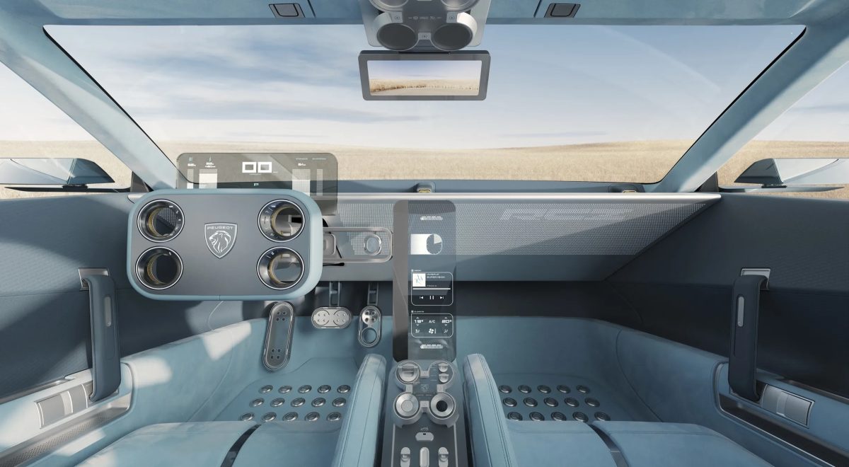 Peugeot RCZ Vision показал новый язык дизайна и 1000-вольтовую электротехнику