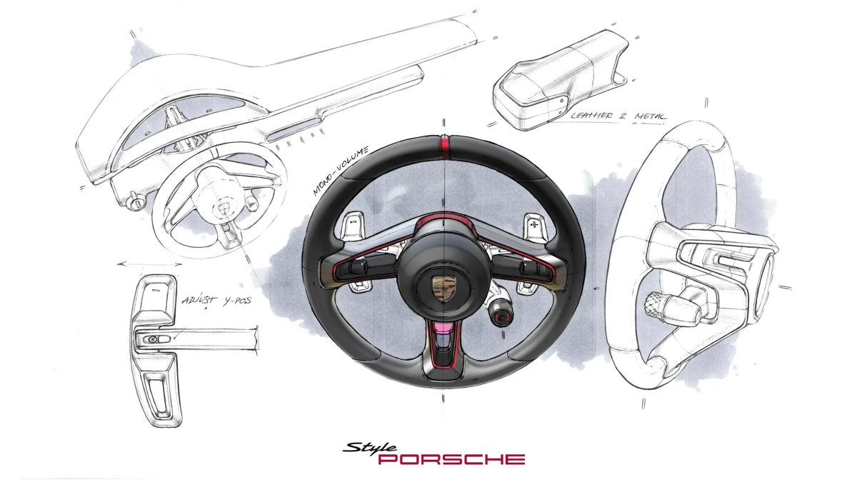 У Porsche Mission S аналоговая стрелка тахометра, потому что цифровой детокс теперь — это роскошь — фото 3