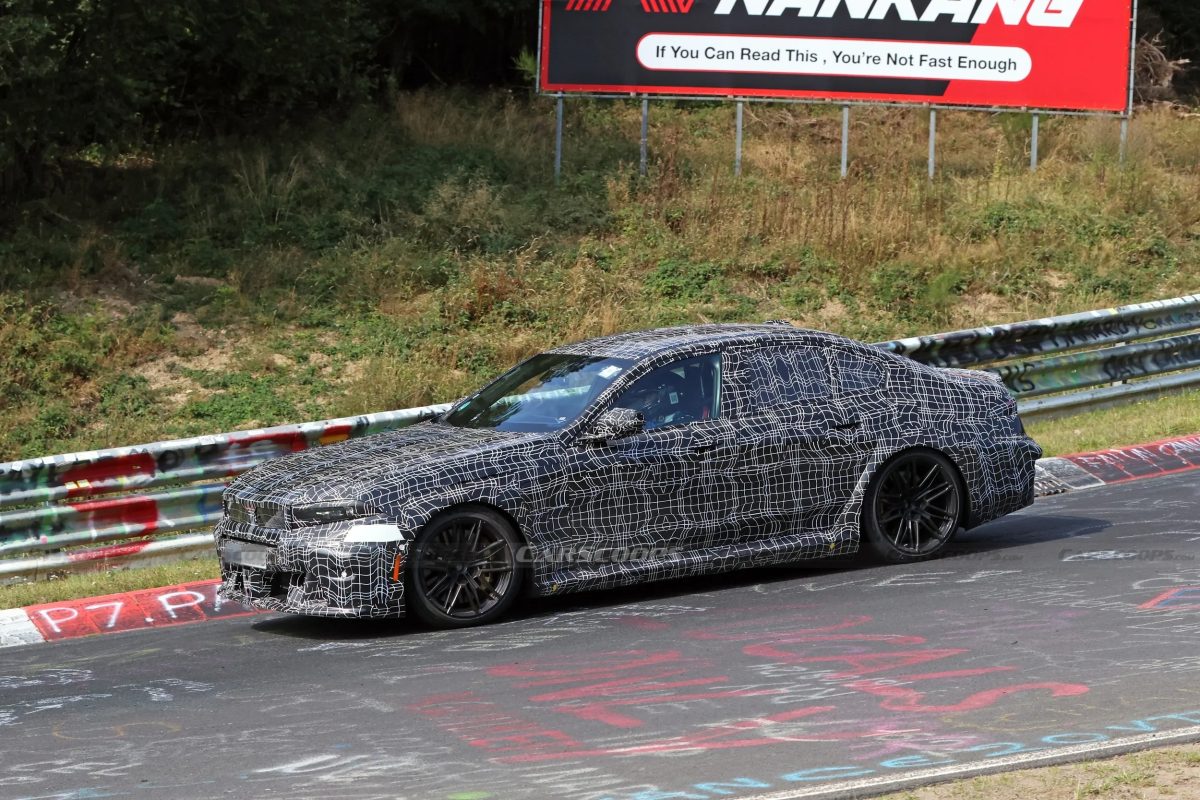 Обновлённый BMW M5 замечен на тестах на Нюрбургринге — фото 6