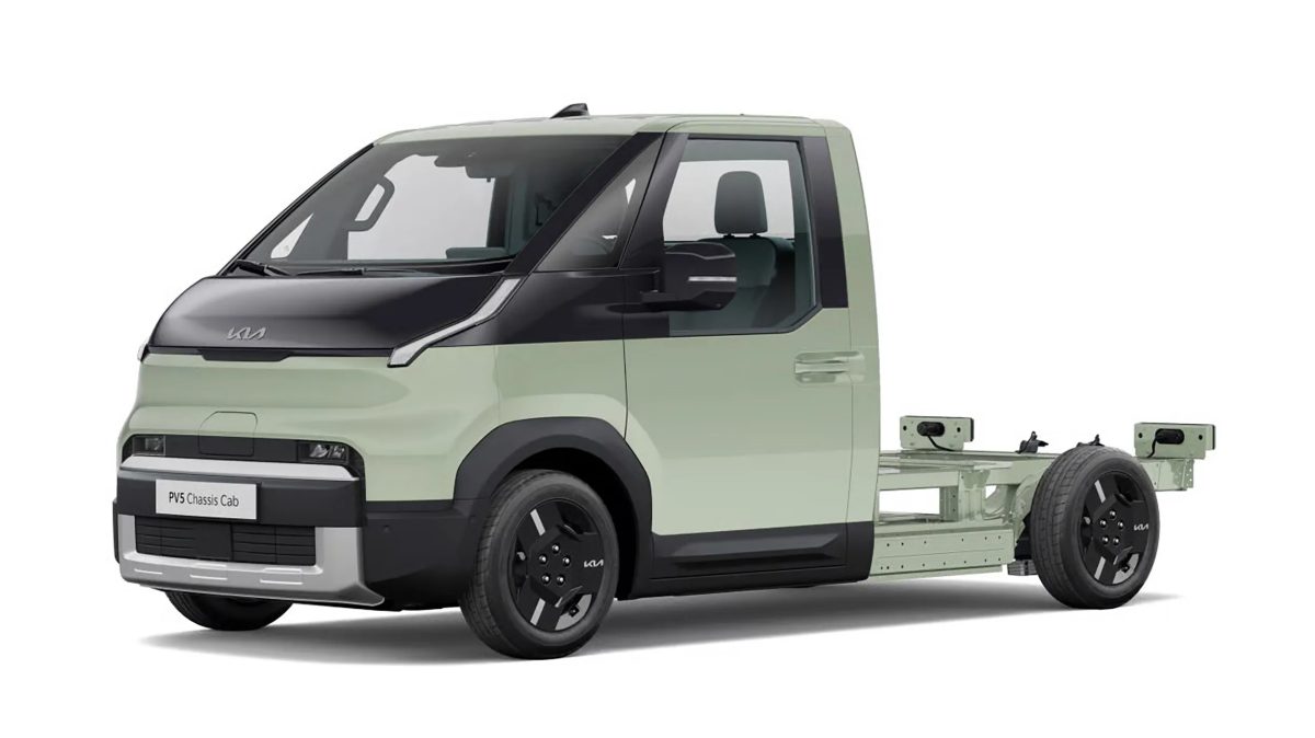 Шасси Kia PV5 может превратиться в самосвал, фургон, фуд-трак или кемпер