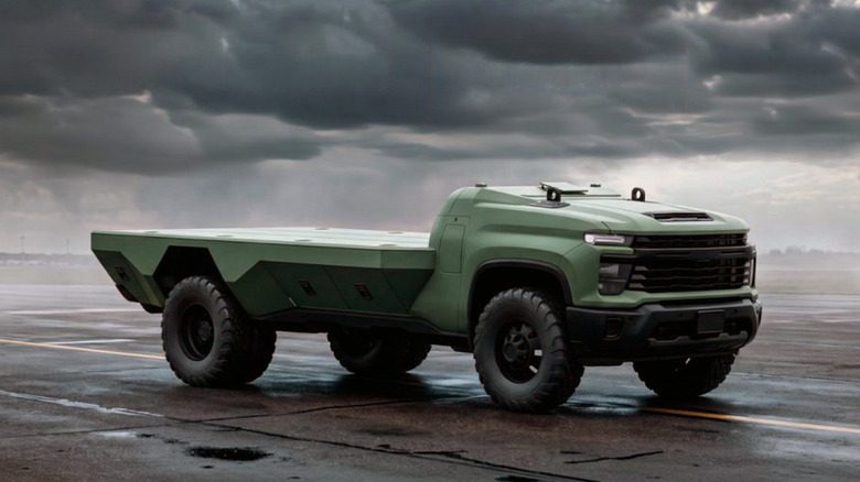 GM планирует испытать беспилотные Silverado 3500 для армии в следующем году — фото 2