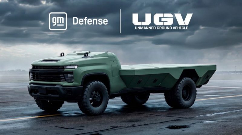 GM планирует испытать беспилотные Silverado 3500 для армии в следующем году