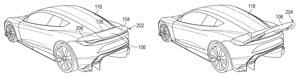 Патент Tesla показывает новый Roadster со скрытым задним антикрылом с прижимной силой 700 кг — фото 2