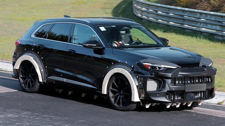 Новый бензиновый Macan Porsche скрывается под широким Audi Q5 — фото 2