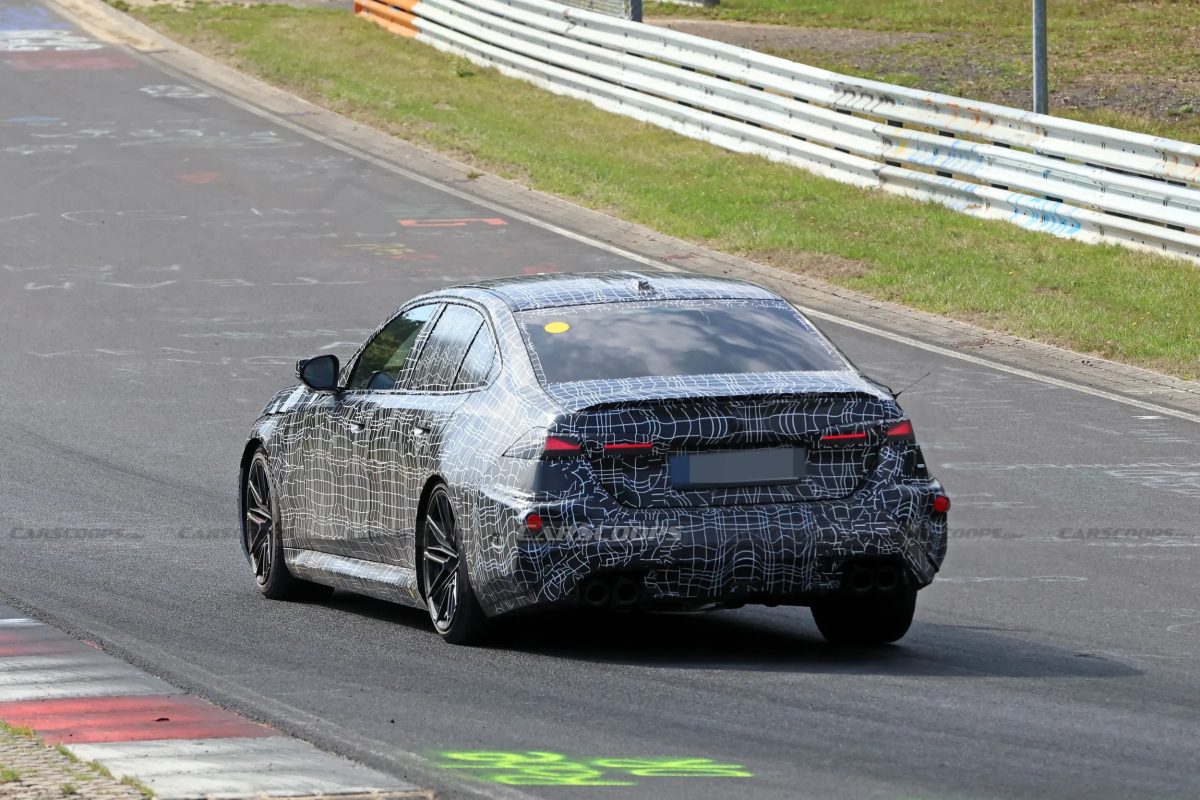 Обновлённый BMW M5 замечен на тестах на Нюрбургринге — фото 11