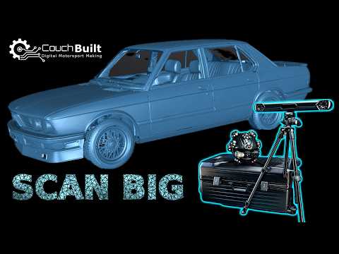BMW E28 отсканировали в 3D ради нового выхлопа