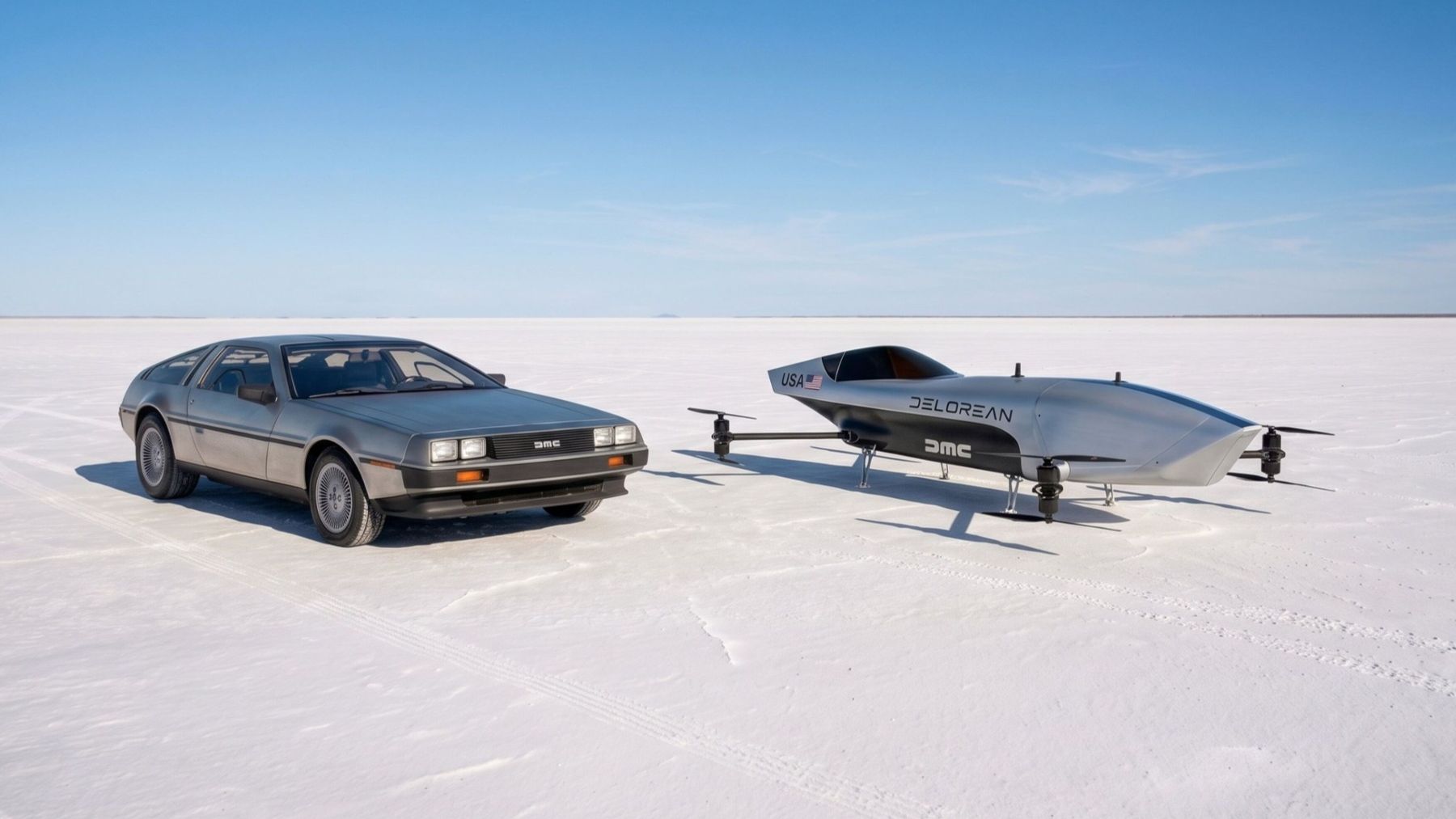 DeLorean участвует в конкурсе летающих автомобилей