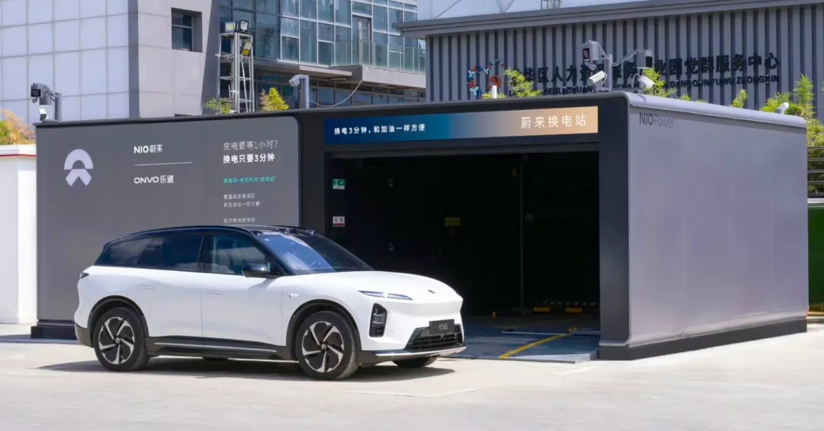 Nio провела 1,2 млн замен батарей за неделю