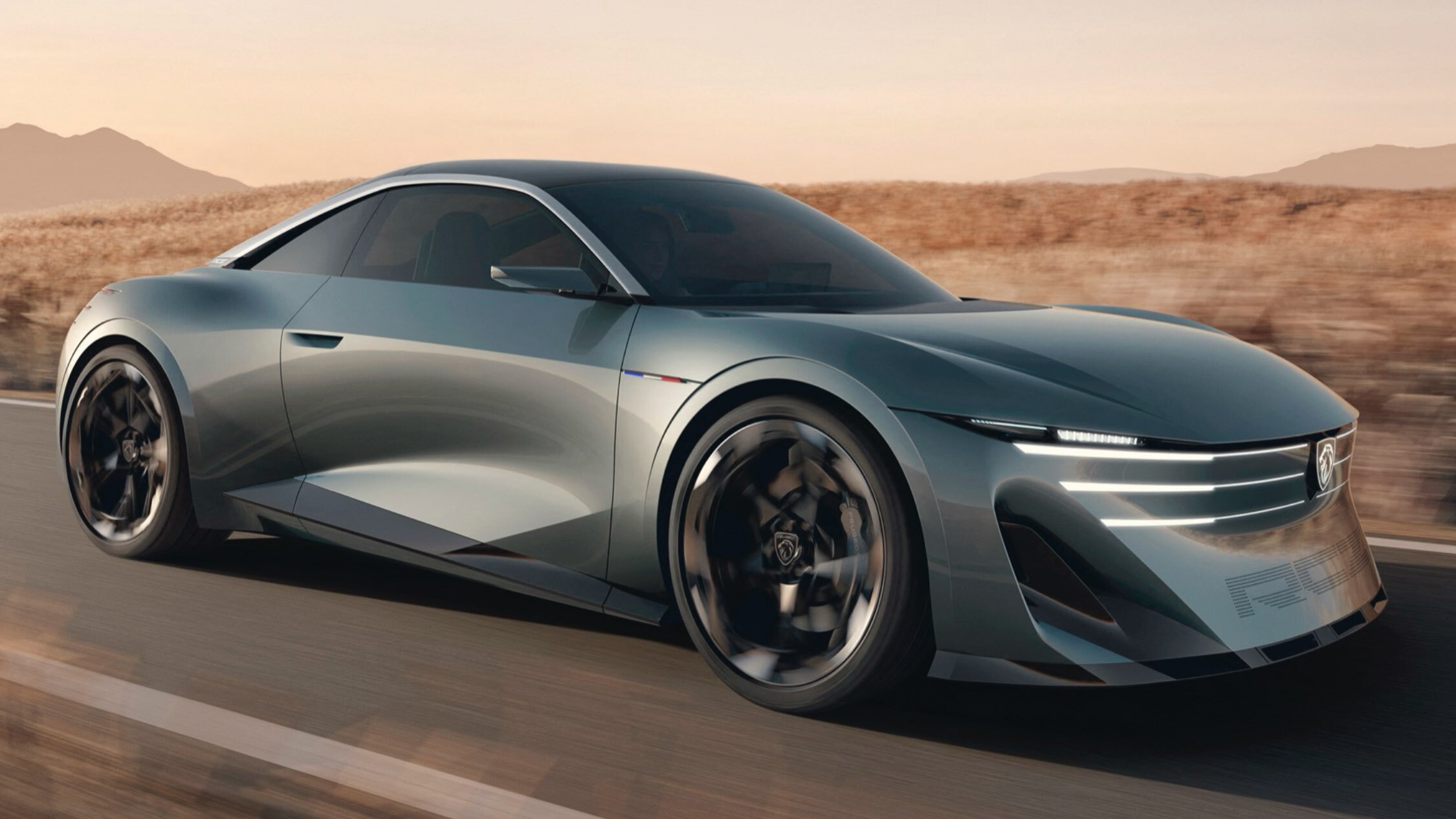 Peugeot RCZ Vision показал новый язык дизайна и 1000-вольтовую электротехнику
