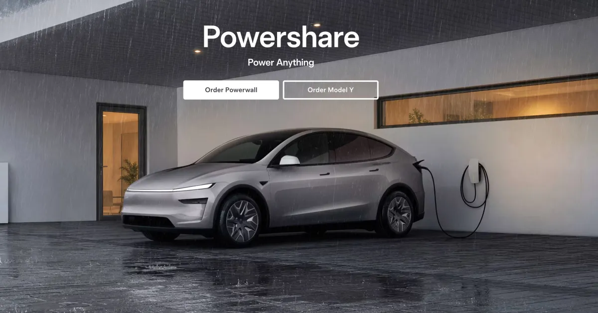 Tesla Model 3 и Model Y наконец получили функцию питания дома