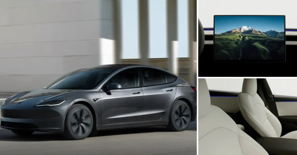 Tesla обновила Model 3 для Китая: экран 16 дюймов и V2L, США остались без новинок